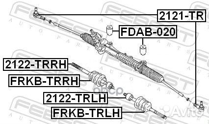 Пыльник рулевой правый ford transit 06-14