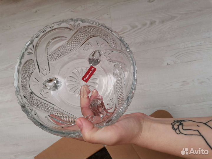 Набор салатников новый Green Apple