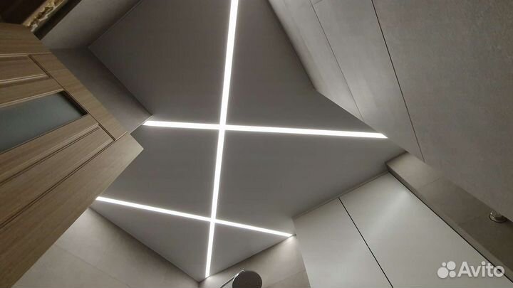 Натяжной потолок матовый