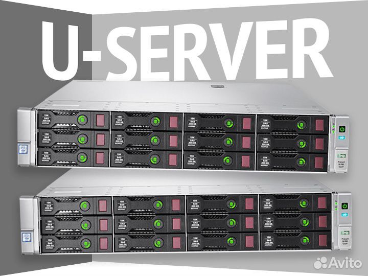 Сервер HP DL380 Gen9 12LFF 2S 2*2667v4 64Gb P840 2x800W 2с2с10з 2U