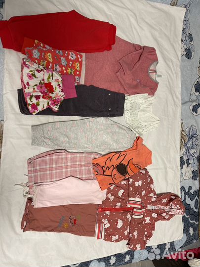 Пакет вещей для дачи на девочку 98