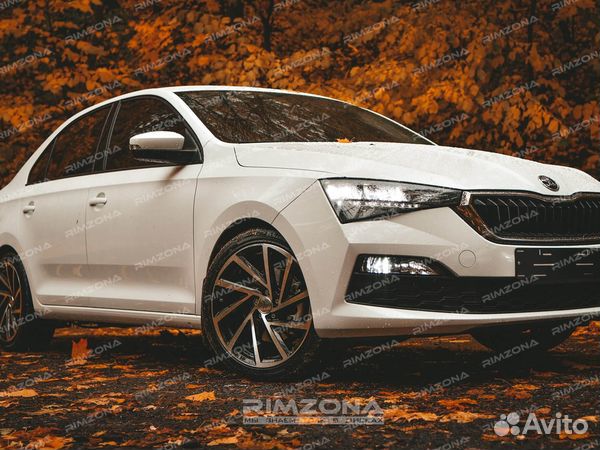 Литые диски R17 на skoda Rapid