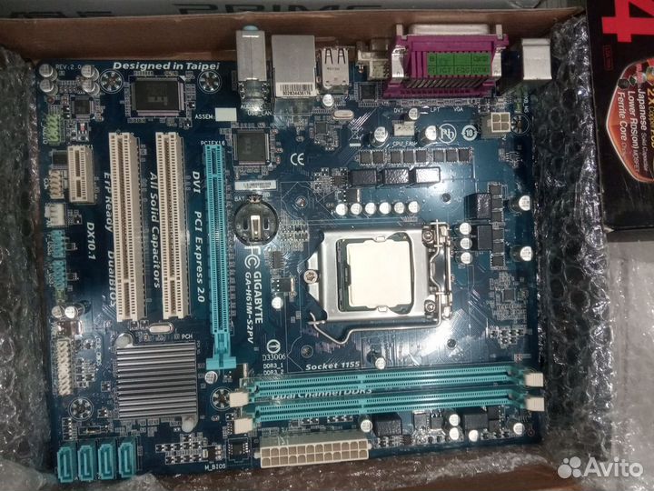 Материнские платы с процессорами