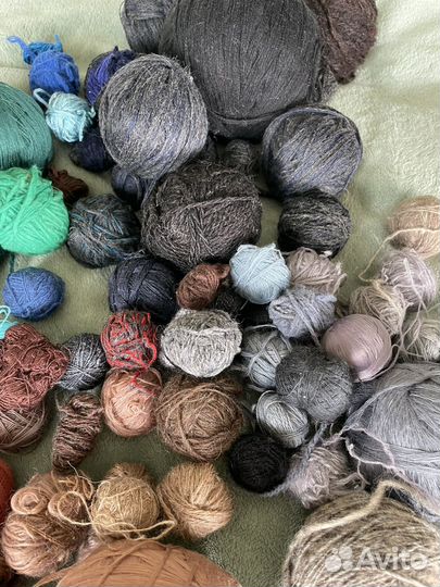 Пряжа нитки для шитья пакетом