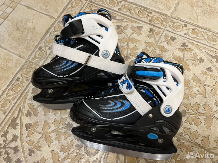 Коньки детские раздвижные 31 32 33 34