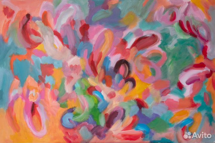 Картина «Летнее настроение» на холсте 60-90 см