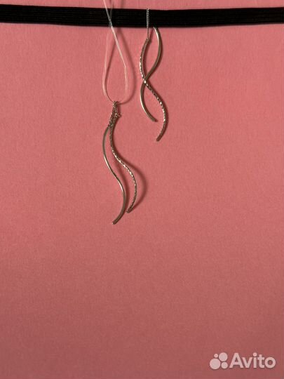 Серьги серебро Sokolov новые