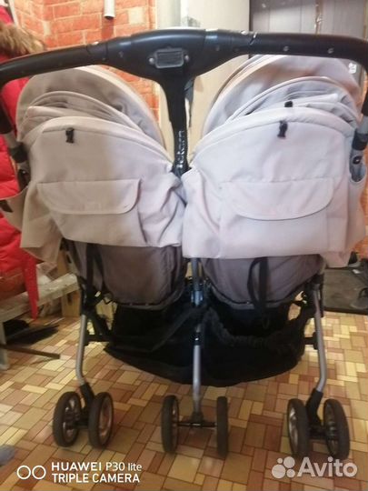 Самая лёгкая коляска для двойни Jetem