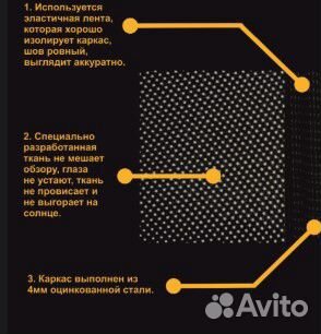 Шторки каркасные (Премиум,Магниты)