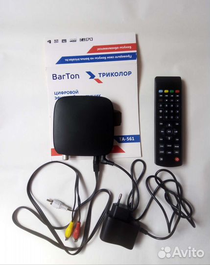 TV приставка BarTon 20 бесплатных каналов, ресивер