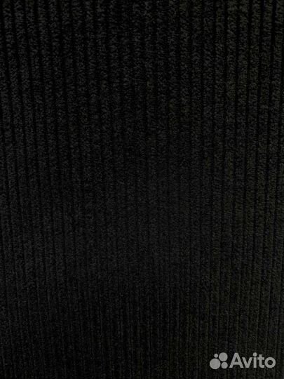 Ткань вельвет х/б СССР чёрный