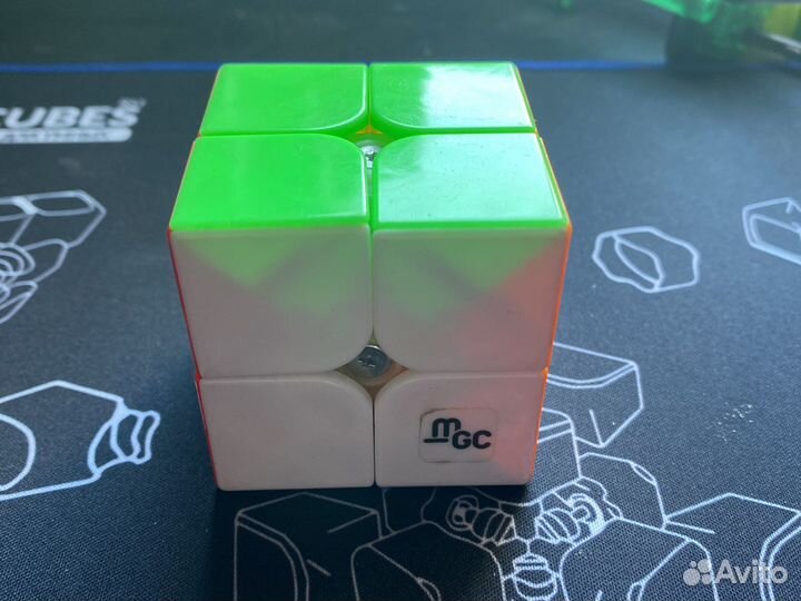 YJ 2x2x2 MGC Magnetic скоростной кубик рубика