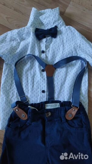 Рубашка и джинсы на мальчика