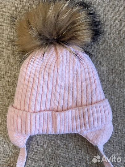 Шапка зимняя для девочки 46 48