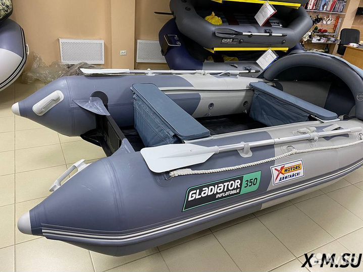 Надувная лодка gladiator E350 (X-motors edition)