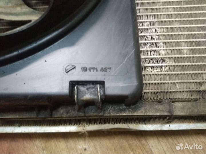 Радиаторы с вентилятором в сборе Опель Зафира