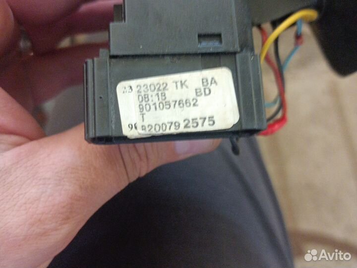 Подрулевой переключатель renault logan1 без птф