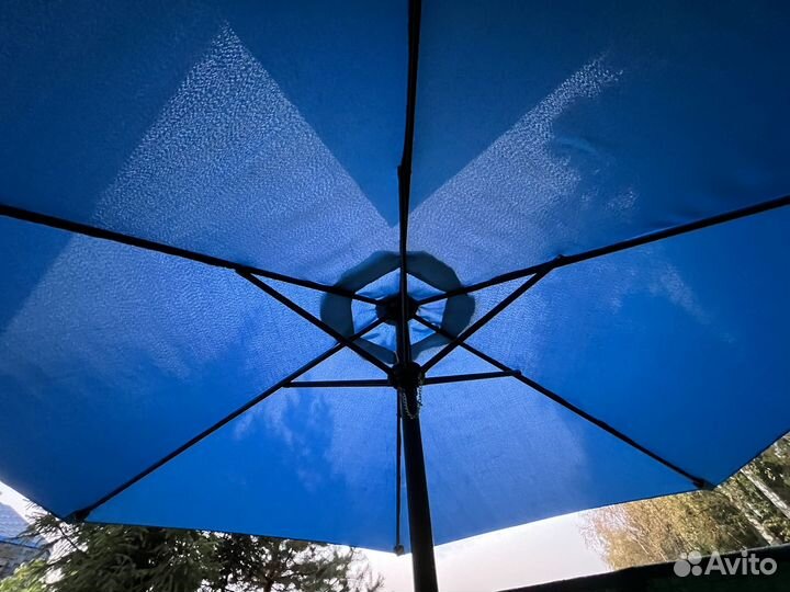 Садовый зонт синий Ecos GU-03