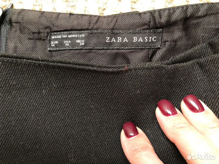 Черная юбка Zara