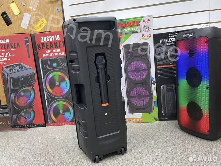 Блютуз колонка 74см с микрфоном