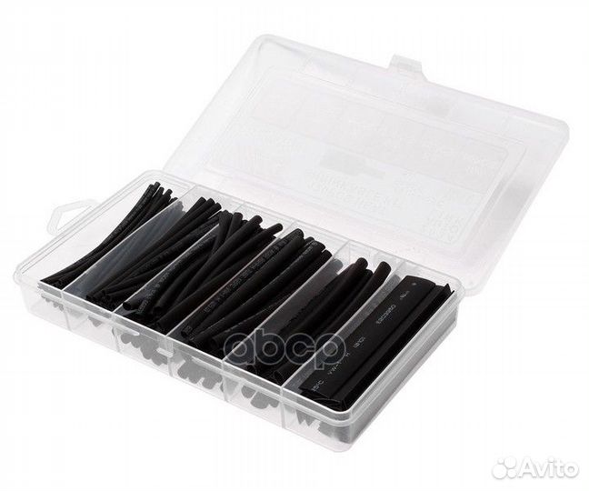 Набор термоусадочных трубок, 6 типоразмеров, дл