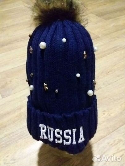 Шапка женская вязаная