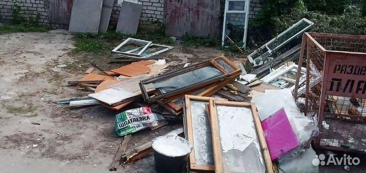 Вывоз мусора на газели