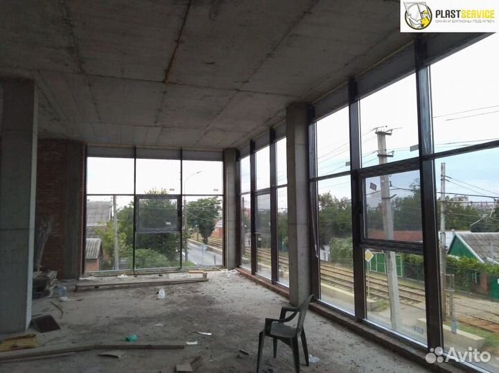 Алюминиевые окна двери витражи входные группы