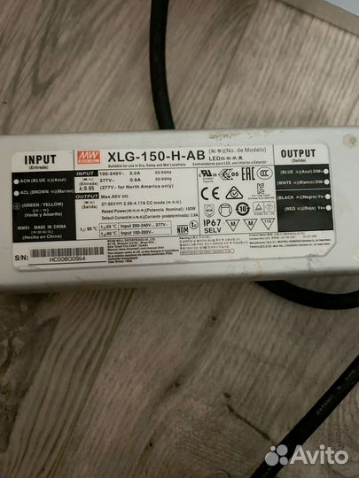 LED лампа для растений