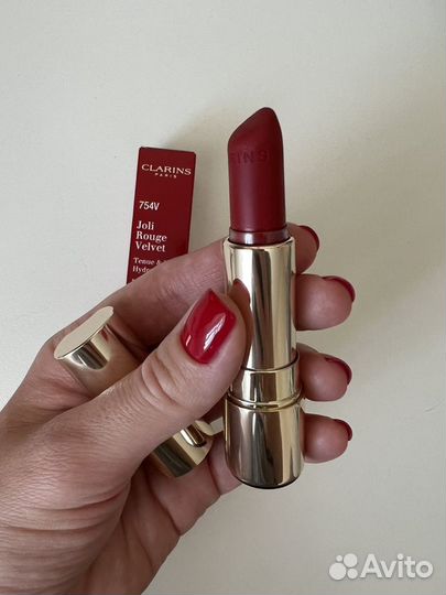 Помада clarins joli rouge velvet