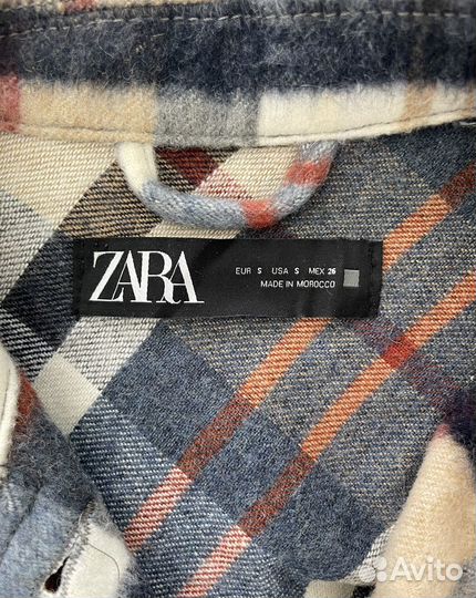 Рубашка в клетку zara