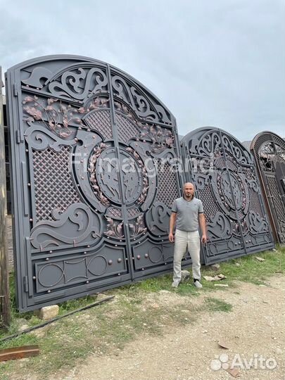 Кованные ворота