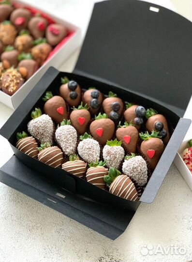 Набор клубники в бельгийском шоколаде