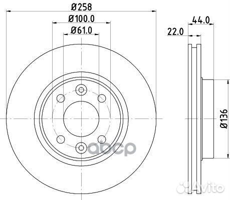 Диск тормозной для а/м Renault Logan II