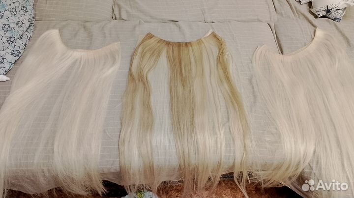 Волосы для наращивания блонд