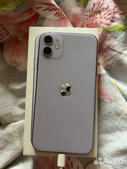 iPhone 11 128 гб фиолетовый