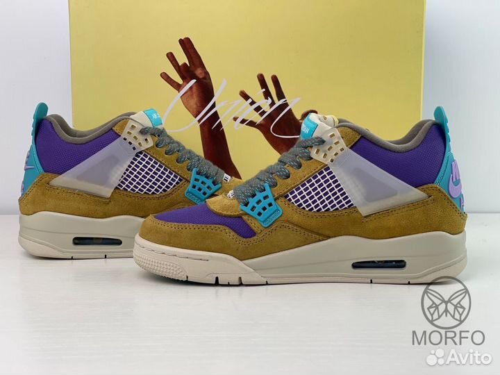 Nike Union LA X Air Jordan 4 Retro Desert Moss