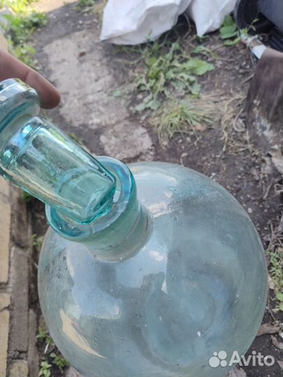 Бутыль стеклянная