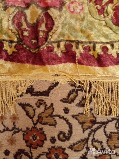 Плюшевая скатерть СССР