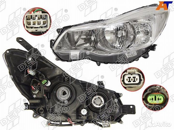 Фара subaru XV /impreza 12-17 LH галоген (Евросвет