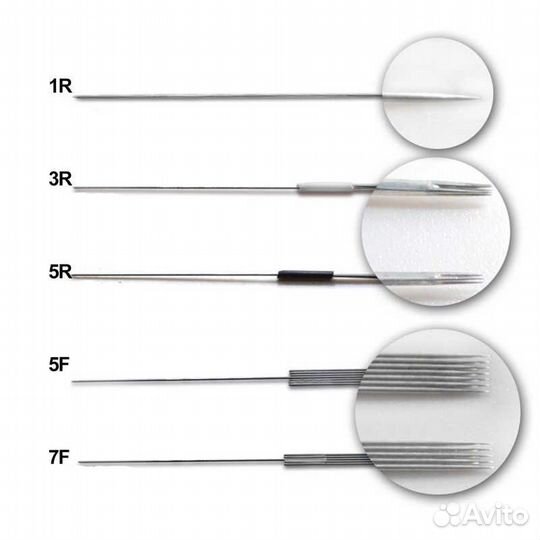 Иглы для татуажа классические 50мм