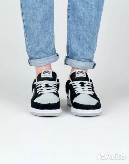 Кроссовки Nike Sb Dunk белая подошва