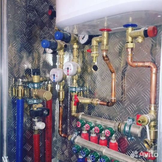 Услуги сантехника, водоснабжение, отопление