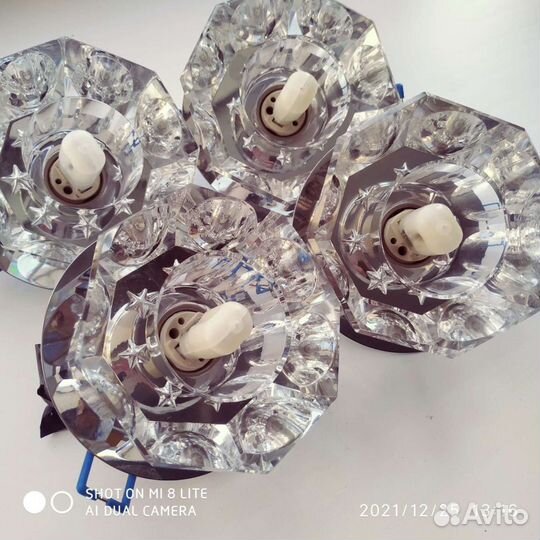 Светильники встраиваемые, б.у 3 шт