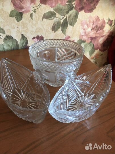 Вазы хрусталь СССР