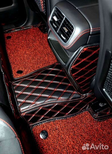 Ковры в салон на Mercedes-Benz GLE coupe C167 2021г
