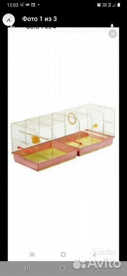 Большая клетка для птиц