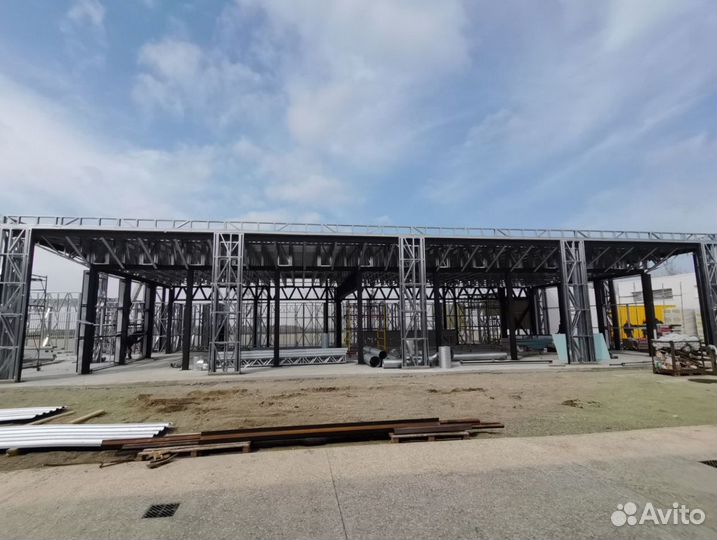 Лстк каркас магазина 500 м2 (супермаркет, автосало