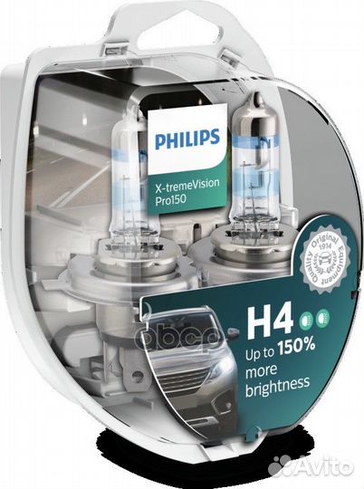 Лампа H4 X-treme Vision Pro150 S2 12342xvps2 Ph