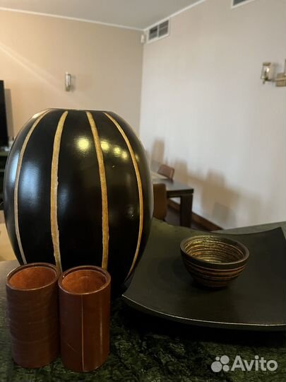 Предметы декора (ваза, блюдо, подставки)
